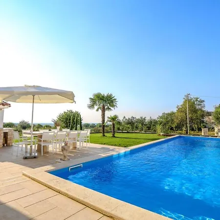 Nina Porec-baderna-rakovci, Meerblick, Privater Pool, 1000m2 Grundstueck Villa