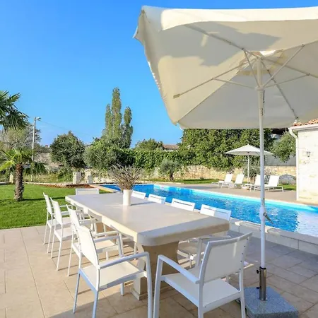 Nina Porec-baderna-rakovci, Meerblick, Privater Pool, 1000m2 Grundstueck Villa