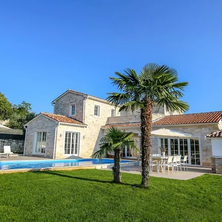 Nina Porec-baderna-rakovci, Meerblick, Privater Pool, 1000m2 Grundstueck *