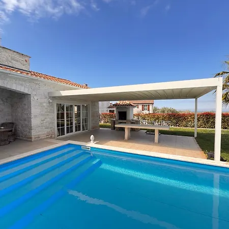 Nina Porec-baderna-rakovci, Meerblick, Privater Pool, 1000m2 Grundstueck *